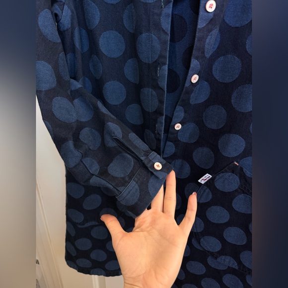 Blue Trick Handmade Upcycled Japanese Jeans Jacket - Picture 6 of 14